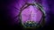 Lent Season,Holy Week and Good Friday concepts - the image crucifix in blurry purple vintage background