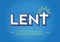 Lent, time of repentance, fasting and preparation