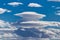 Lenticular clouds - Altocumulus lenticularis