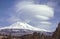 Lenticular Clouds over Mt Shasta in California