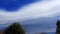 Lenticular clouds in sky in Pyrenees