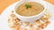 Lentil cream soup