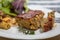 Lentil Loaf rustic veggie meal made of staple pantry items