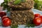 Lentils terrine with herbs