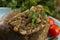 Lentils terrine with herbs