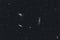 The Leo Triplet also known as the M66 Group, a small group of galaxies in the constellation Leo