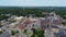Leominster city aerial view, Massachusetts, USA