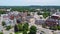 Leominster city aerial view, Massachusetts, USA