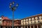 Leon Plaza Mayor in Way of Saint James Castilla