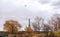 Leonard P. Zakim Bunker Hill Memorial Bridge in downtown Boston, view from North Point Park.