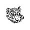 Leopard head logo,Wild cat,puma,jaguar vector