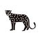 Leopard icon. Vector illustration decorative design