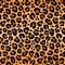 Leopard pattern texture repeating seamless orange black fur print skin