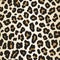 Leopard print pattern. Vector seamless background. Realistic animal skin texture