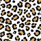 Leopard print. Seamless leopard pattern. Leopard spots. Abstract animal print. Vector