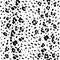Leopard seamless black and white pattern. Leopard pattern design. Seamless ocelot pattern for wallpaper, wrapping pape