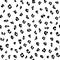 Leopard seamless black and white pattern. Leopard pattern design. Seamless ocelot pattern for wallpaper, wrapping pape