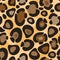 Leopard seamless pattern design, simply illustration background