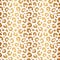 Leopard seamless pattern. Gold animal print. Elegant skin leopard, cheetah, panther or jaguar. Golden fashion pattern. Luxury fur