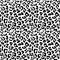 Leopard skin repeated seamless pattern texture.