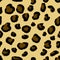 Leopard skin seamless pattern.