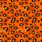 Leopard skin. Textile design with leopard, tiger skin theme.