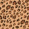 Leopard spots. Watercolor seamless pattern 4