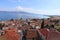 Lepanto, Greece - July 18, 2019: panorama of the Greek city