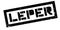 Leper rubber stamp