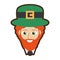 leprechaun beard hat st patricks