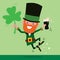 Leprechaun Celebrating St Patrick\'s Day