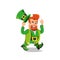 leprechaun happy avatar character