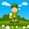 Leprechaun Patrick s Day Drinking Beer