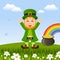 Leprechaun Patrick s Day and Pot of Gold