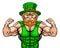 Leprechaun Sports Mascot Cartoon Character