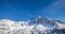 Les Drus Peak in the French Alps