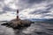 Les Eclaireurs lighthouse island in the middle of the Beagle Channel