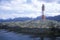 Les Euclaires Historic Lighthouse at Bridges Islands and Beagle Channel, Ushuaia, Argentina