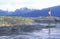 Les Euclaires Historic Lighthouse at Bridges Islands and Beagle Channel, Ushuaia, Argentina