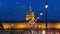 Les Invalides day to night timelapse in Paris, France