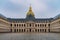 Les Invalides hospital inside courtyard. Les Invalides is the burial site for Napoleon Bonaparte.