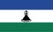 Lesotho flag vector.Illustartion of Lesotho flag