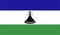 Lesotho Flag Vector Illustration EPS