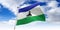 Lesotho - waving flag - 3D illustration