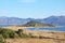 Lesser Prespa lake and island of Agios Achilios