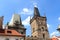 Lesser Town Bridge Tower and Judith\'s tower of Charles Bridge, Prague