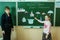 Lesson in primary school in the Kaluga region (Russia).