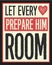 Let Every Heart Prepare Him Room Vintage Christmas Poster