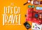 Let`s Go Travel Have A Good Time with Realistic 3D Items Such as Bag, Camera, Mobile Phone