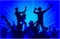 Let\'s Party - blue background
